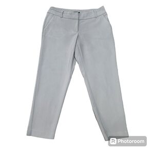 Apt.9 Womens Tan Khaki Mid-Rise Tapered Ankle Dress Trousers Size 8